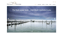 Desktop Screenshot of naturaloysters.com.au